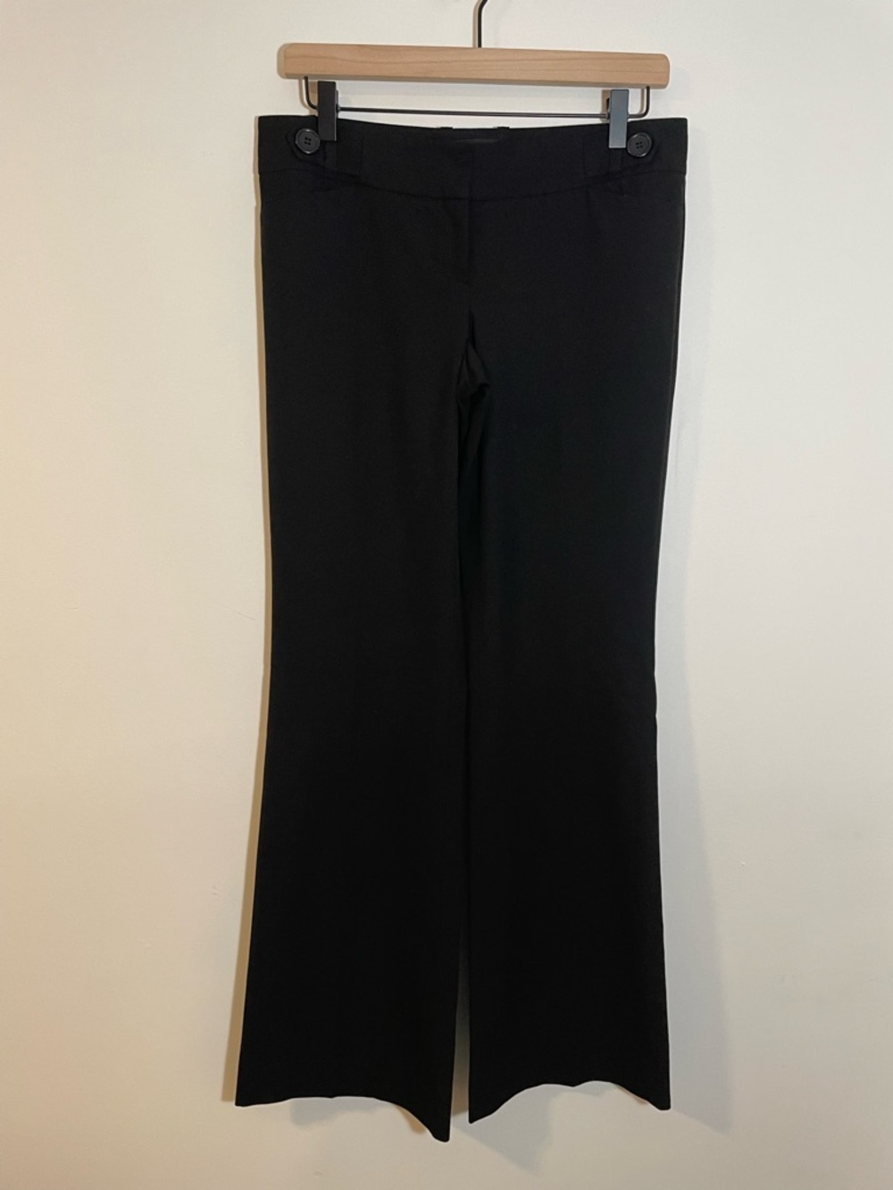 The Limited Drew Fit Black Pants Dress Slacks Office Wear Size 4R Y2K